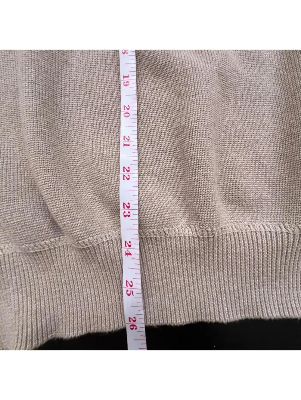 Greg Norman 100% Cotton Oatmeal‎ Knit Sweatshirt -  Small